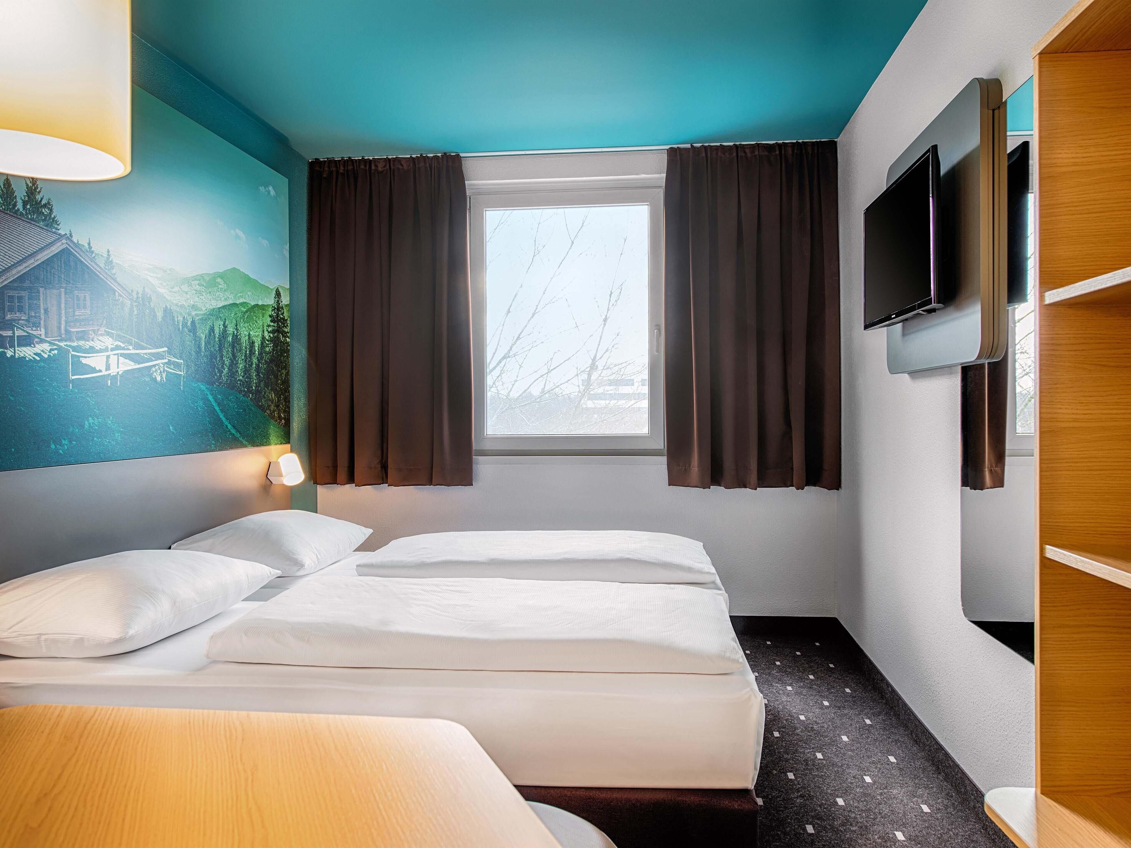 Zweibettzimmer | Schreibtisch, schallisolierte Zimmer, kostenloses WLAN