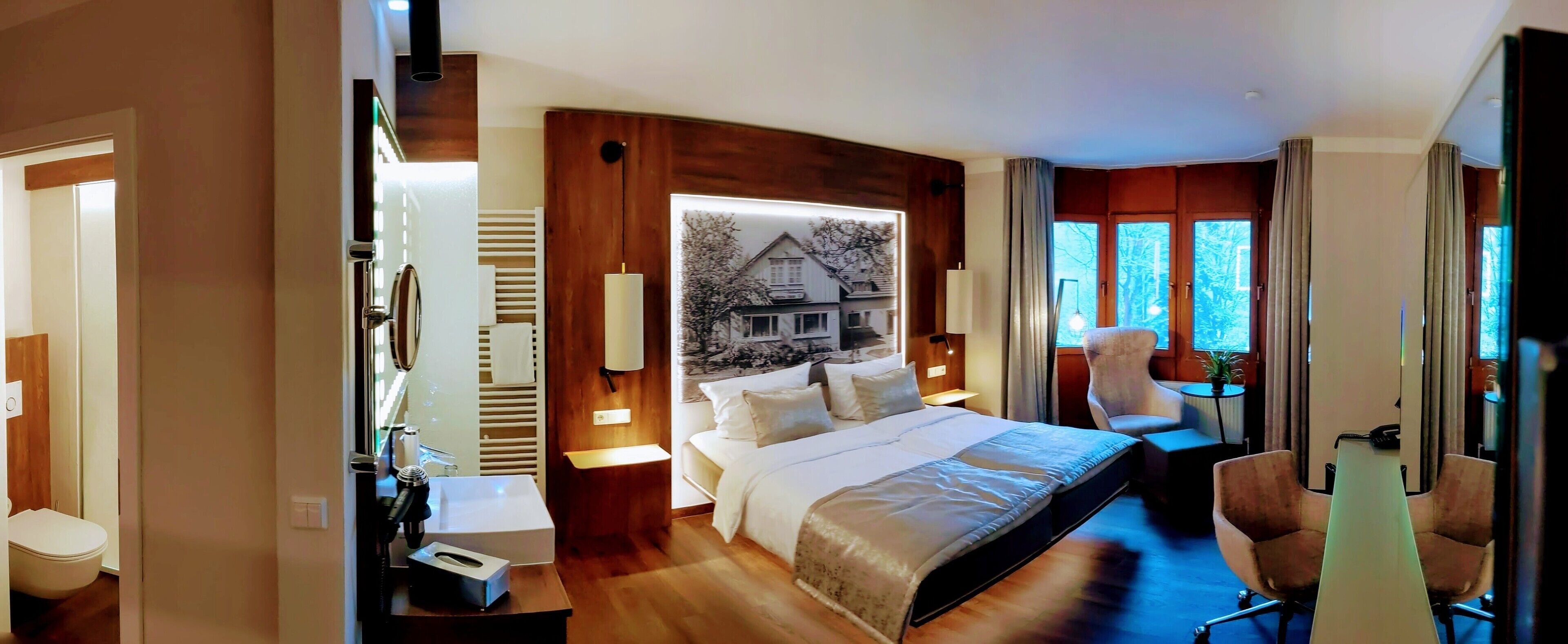 Premium Double Room, Haiwan Kesayangan Dibenarkan | Bilik Mandi | Pengering rambut, jubah mandi, selipar, tuala disediakan 