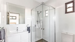 Shower, hair dryer