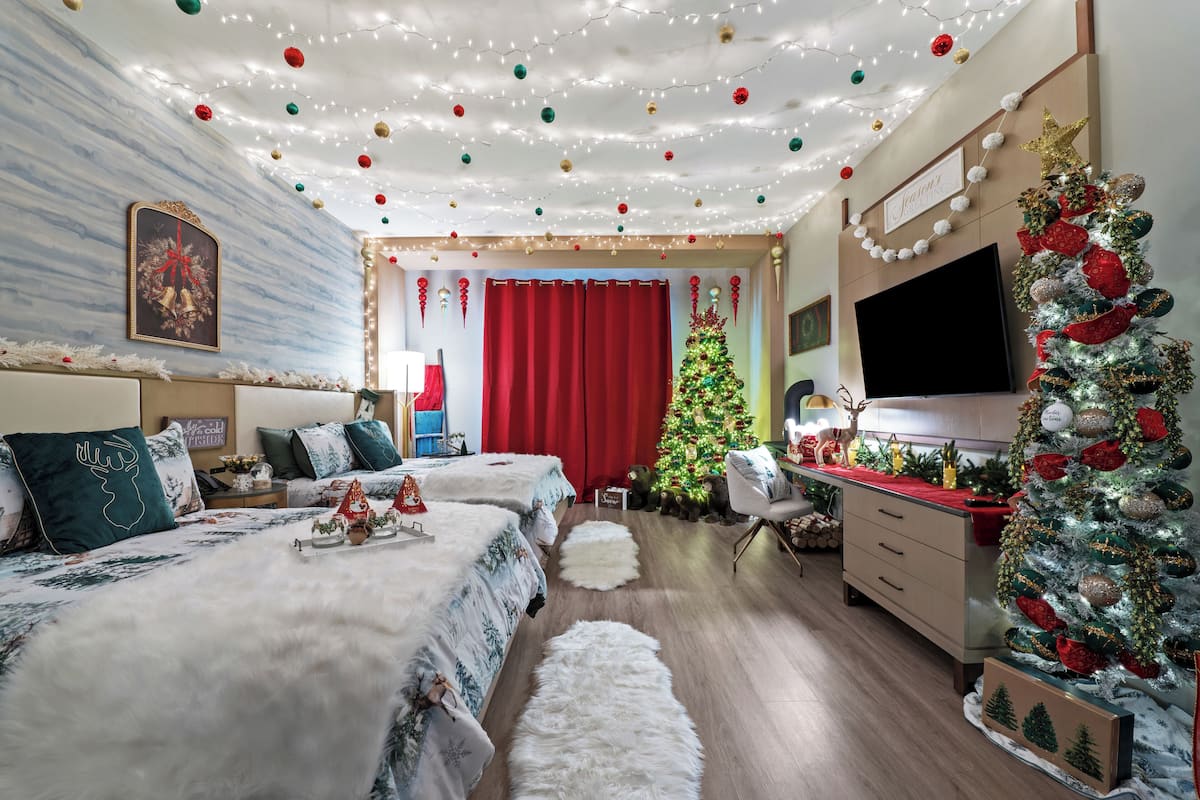 Room, 2 Queen Beds, Non Smoking | In-room safe, desk, laptop workspace, blackout drapes