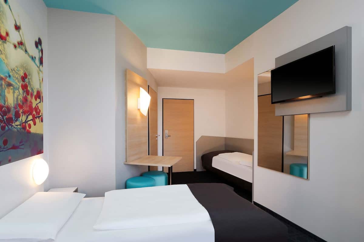 Tremannsrom | Skrivebord, lydisolert, wi-fi (inkludert) og sengetøy