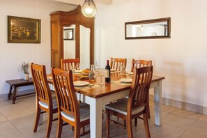 Dining - Peaceful Countryside Gite with private pool near Aubeterre (Laprade)