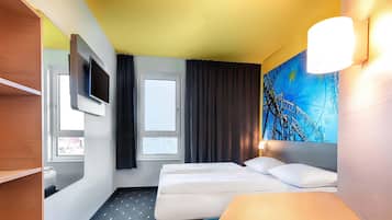 Chambre Double | Literie hypoallergénique, bureau, chambres insonorisées, Wi-Fi gratuit