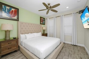 5 bedrooms, in-room safe, iron/ironing board, free WiFi