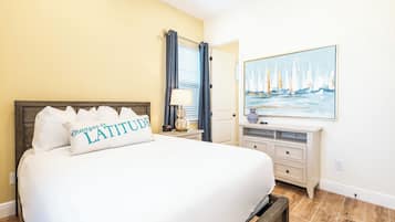 4 slaapkamers, een kluis op de kamer, een strijkplank/strijkijzer