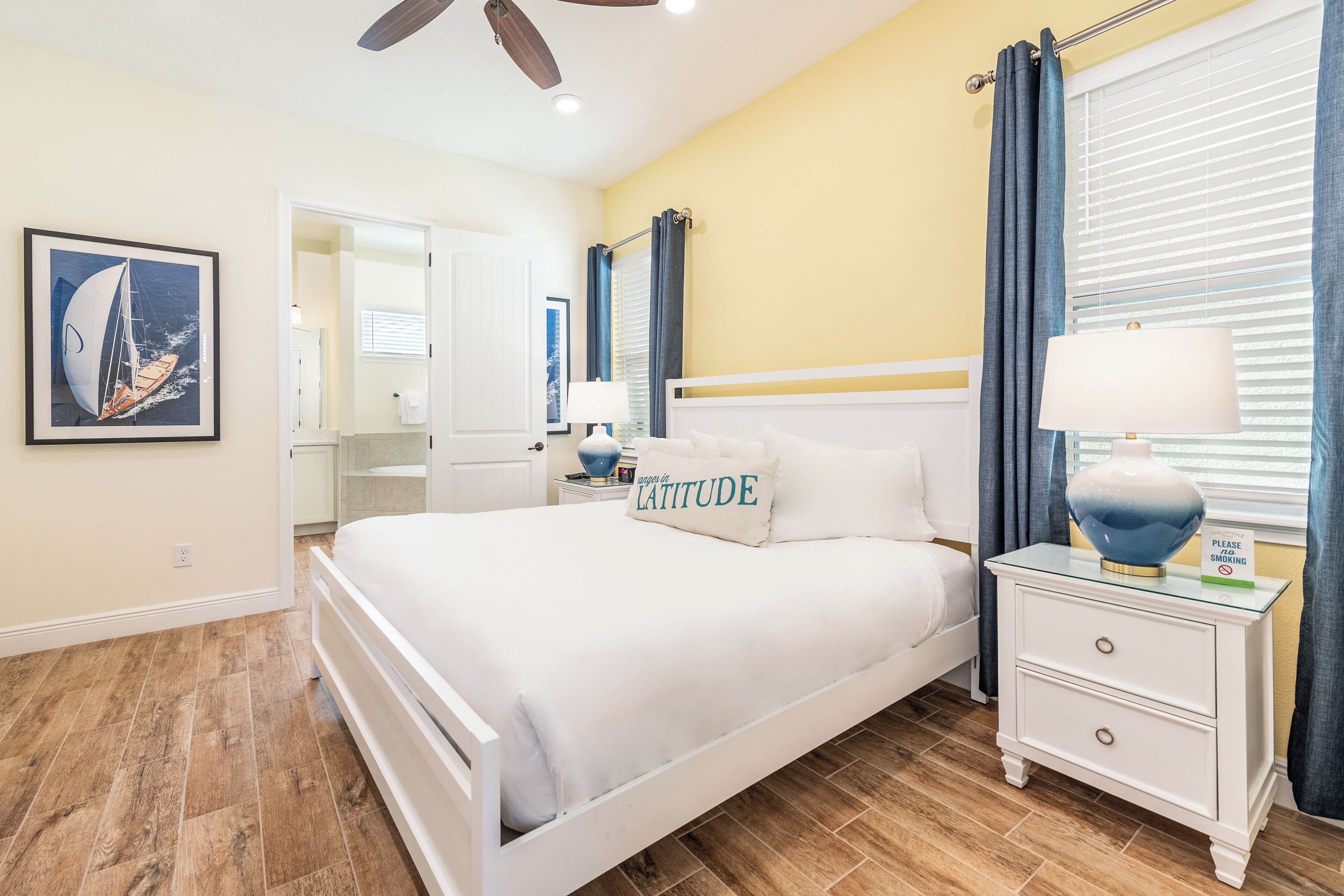 4 soverom, safe på rommet, strykejern/-brett og wi-fi (inkludert)