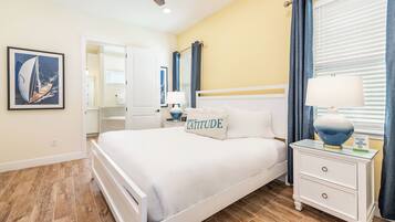 4 soverom, safe på rommet, strykejern/-brett og wi-fi (inkludert)