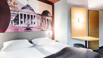 Quarto casal | Roupas de cama antialérgicas, escrivaninha, quartos à prova de som