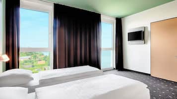 Allergikerbettwaren, Schreibtisch, kostenloses WLAN, Bettwäsche