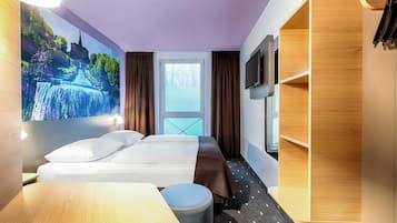 Allergikerbettwaren, Schreibtisch, schallisolierte Zimmer