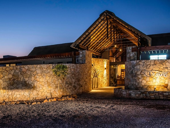 Front of property - evening/night