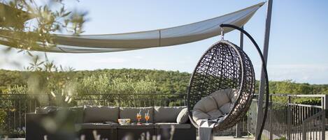 Design Villa, 3 Bedrooms, Private Pool | Terrace/patio