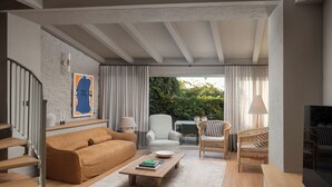 Villa – design, 3 soverom, privat basseng | Oppholdsområde | LCD-TV