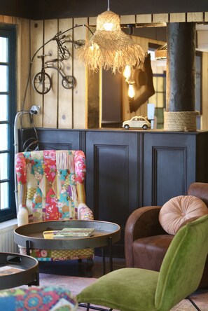 Zona de estar del vestíbulo