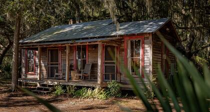 Rum Runner's Cabin w/ docks, pool, & private firepit on Emma's Driftwood Farm