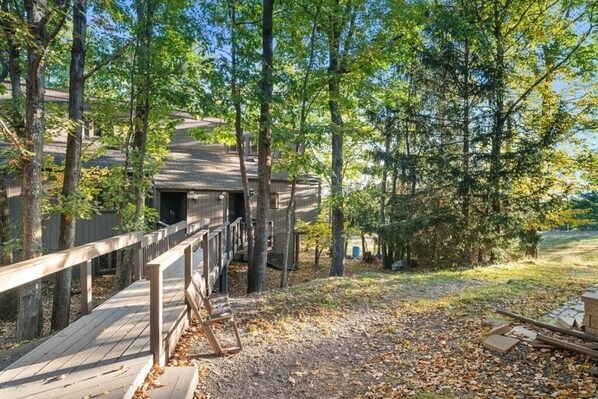 Terrace/patio - Camelback walk out onto the slopes (Tannersville)