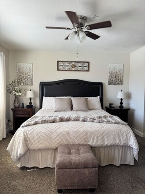 2 bedrooms, iron/ironing board, free WiFi, bed sheets