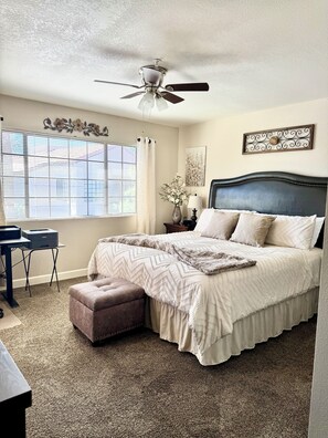 2 bedrooms, iron/ironing board, free WiFi, bed sheets