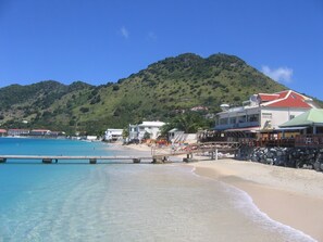 On the beach - "Blue beach "The best place (grand case)