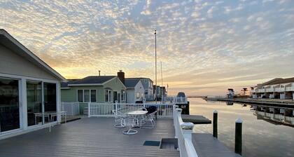 Waterfront Escape with Private Dock, Sunset Views, and Beach Badges!