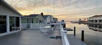 Waterfront Escape with Private Dock, Sunset Views, and Beach Badges!