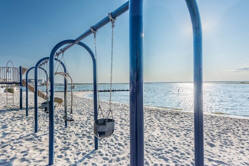 Waterfront Escape with Private Dock, Sunset Views, and Beach Badges!