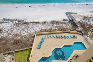 Pool - 9th floor ~ Three Bedroom at Phoenix 2 (Orange Beach)