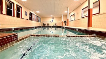 Indoor pool, a heated pool