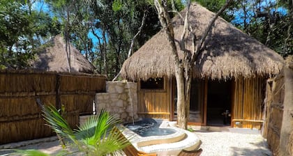 Nah Kiin Hermosa cabaña en la selva de Tulum