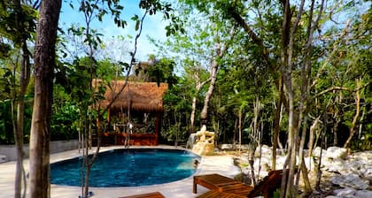 Nah Kiin Hermosa cabaña en la selva de Tulum