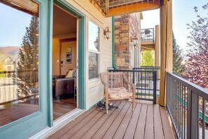 Terrace/patio - Ski, Hike & Relax: Eden Condo w/ Hot Tub Access (Eden)