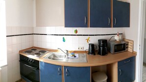 Fridge, oven, highchair - Apartment view of the sea large - Will, Elke (Insel Poel)
