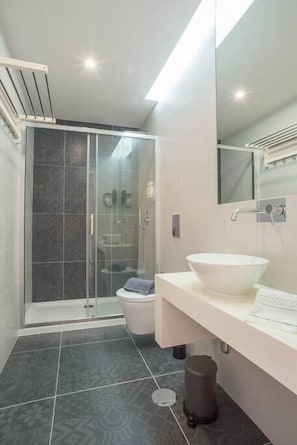 Shower, hair dryer