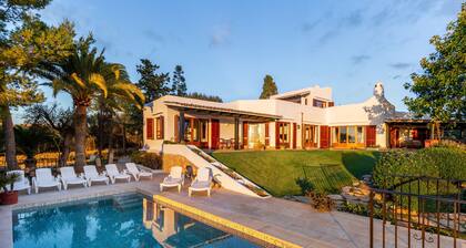 Villa Bon Viure with Sea View, Wi-Fi, Air Conditioning, Pool, Garden & Terraces; Parking Available