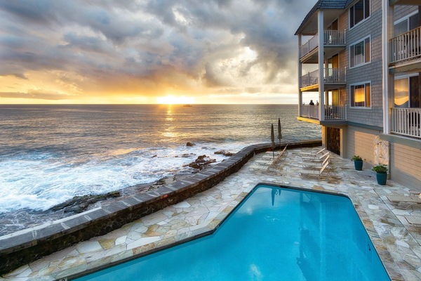 Una piscina climatizada