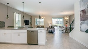 Villa (351 0CEAN Amazing Champions Gate 9 B) | Private kitchen | Fridge, microwave, cookware/dishes/utensils