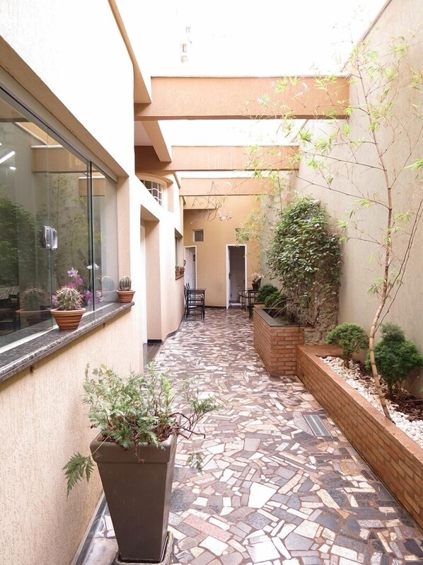 Terrace/patio - Domus hotel (Ituverava)