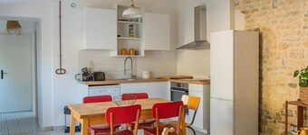 Village house with terrace and small garden in the heart of Saint Pierre d'Oleron