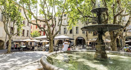 Air-conditioned villa with private pool near the Ardèche gorges