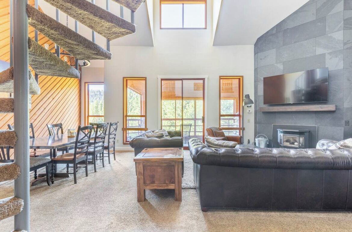 Smart TV, fireplace, video games, foosball