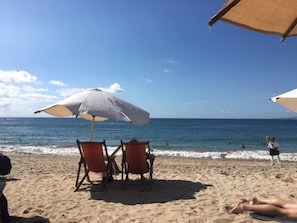 Beach nearby, beach towels - D'Terrace Luxe 2 King/2ba Apt Los Muertos Beach/Pier Romantic Zone, hot tub, pkg (Puerto Vallarta)