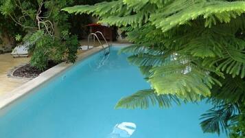 Indoor pool, a heated pool