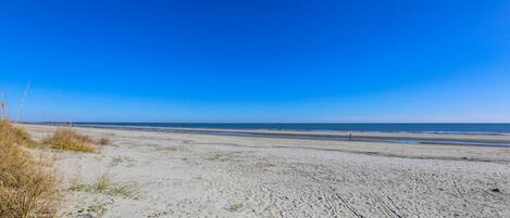 Vlak bij het strand