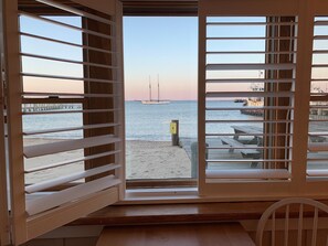 On Beach Kitchen Room | Individually decorated, individually furnished, iron/ironing board - Vineyard Harbor Motel - Private Beach (Vineyard Haven)