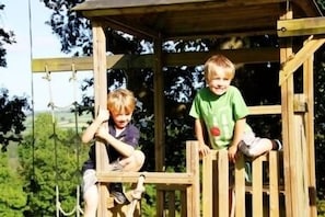 Children’s area - The Farmhouse - perfect for families to share, private hot-tub and fabulous shared leisure facilitie (Boncath,)