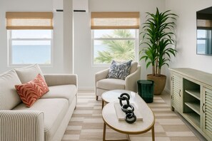 Smart TV, books, stereo