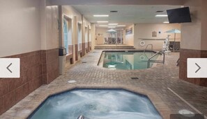 Indoor pool, outdoor pool