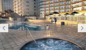 Indoor pool, outdoor pool