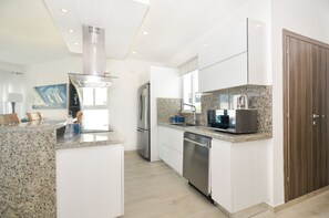 Fridge, microwave, oven, stovetop - Gorgeous 3 bedroom condo in a  beachfront Community (Punta Cana)