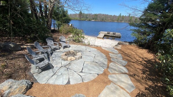 Property grounds - Lakefront Home with Gorgeous Views--Pets Welcome (Pocono Pines)